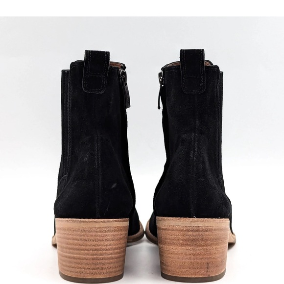 New without box PAUL GREEN WOMEN SANTE COWBOY ITALIAN BLACK SUEDE BOOTS SIZE main image 3
